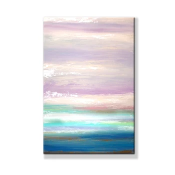 

Hot Sell Free Shipping Hand Painted Modern Abstract Sea Of Clouds Wall Decoration Art Oil Painting On Canvas For Living Room