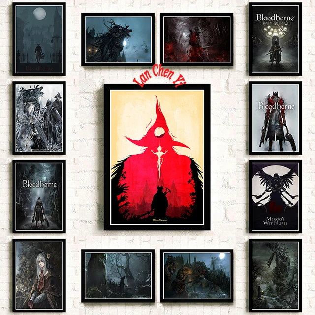 Best Quality Bloodborne Coated paper poster Office Gift Room Dining Home Decor wall sticker Design Best Quality Bloodborne Coated paper poster Office Gift Room Dining Home Decor wall sticker Design