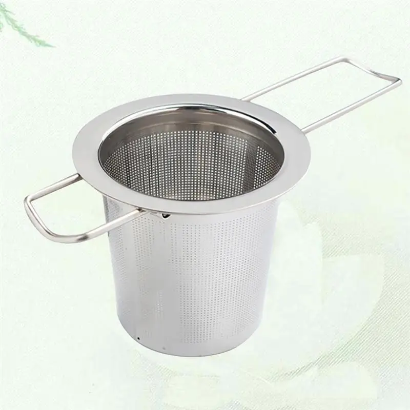 Сетчатый чайный заварочный фильтр для чая для повторного использования чайный горшок из нержавеющей стали, фильтр для специй, посуда для напитков, кухонные аксессуары