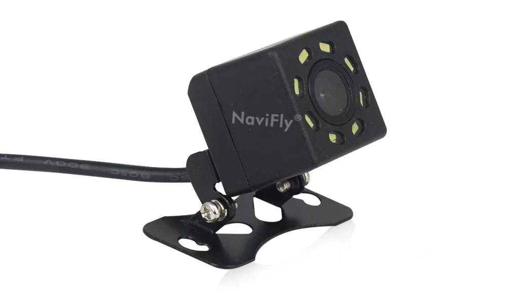 Navifly 8LED Ночная водонепроницаемая CCD HD камера заднего вида, водонепроницаемая камера ночного видения, широкоугольная Автомобильная камера заднего вида, камера заднего вида