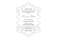 Customized Hollow style unique design 5*7inch golden mirror acrylic wedding invitation card laser engraving letters(1lot=100pcs)