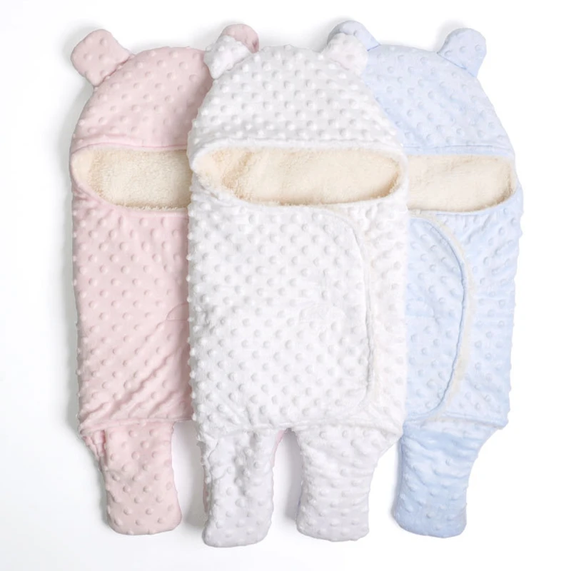 Baby Cocoon Swaddle Winter Newborn Thick Wrap Sleep Sack Infant Bubble