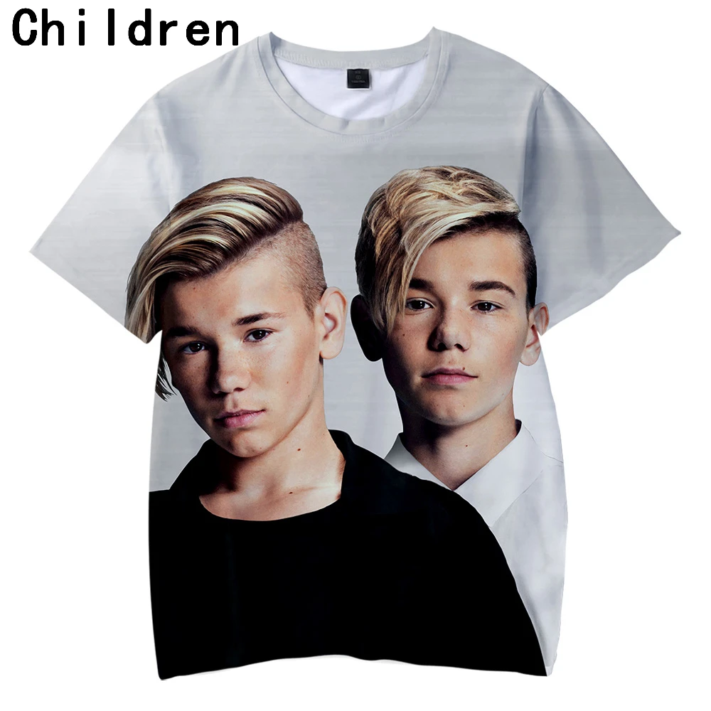 

Marcus&Martinus 3D Printed Pop Star Children T-shirts Summer Short Sleeve Tshirts 2019 Hot Sale Casual Streetwear Kids Clothes
