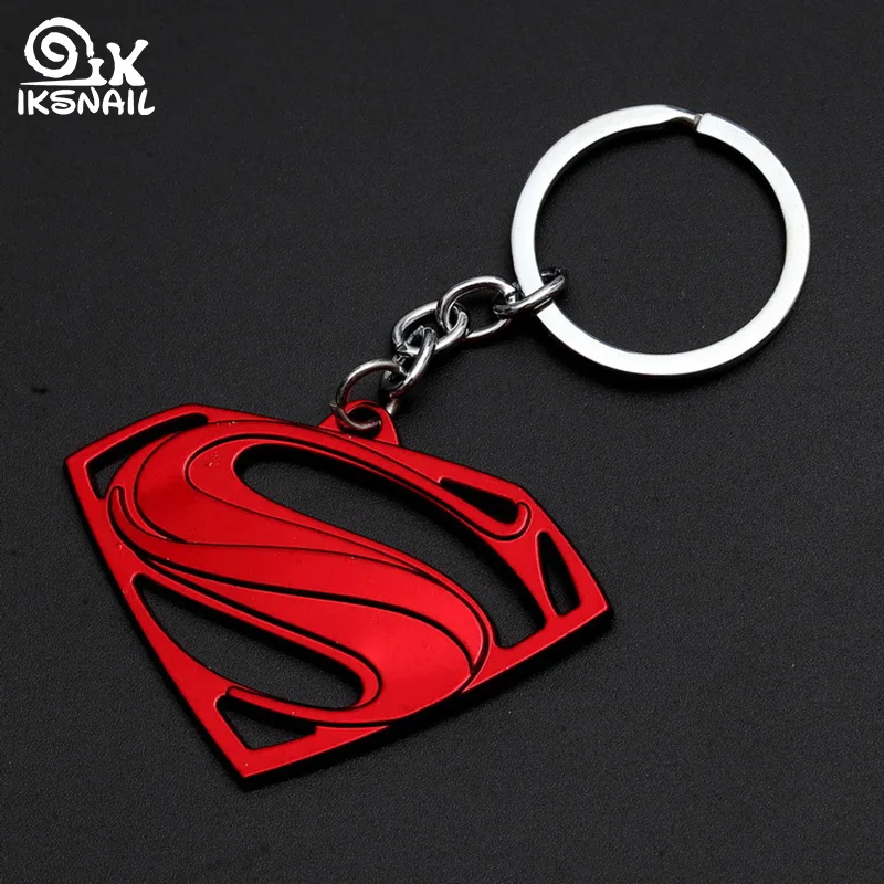 IKSNAIL Superman брелки креативный фильм окружающий Металл брелок Высокое качество