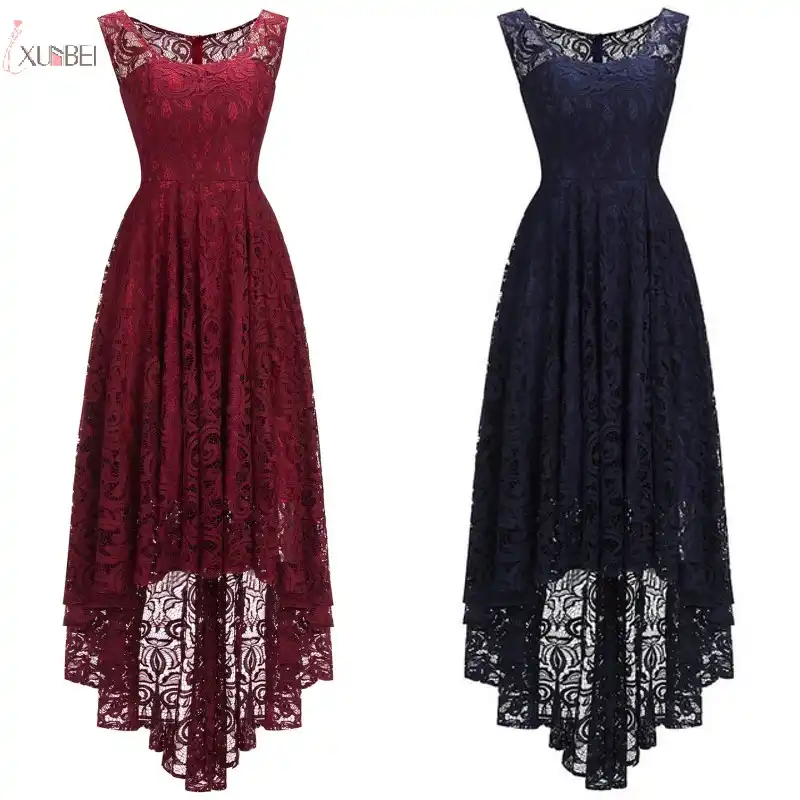 maroon and navy blue dress