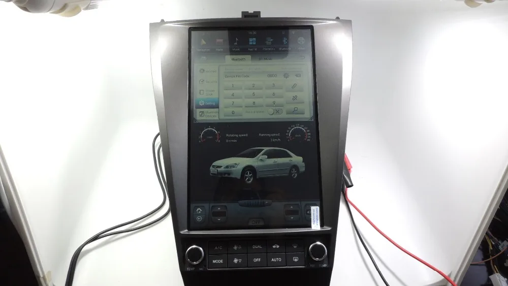 "YOKOTRON" 12," Telsa стиль сенсорный Android 7,1 Автомагнитола RDS для Honda Accord 7 CL7 2003-2007+ gps