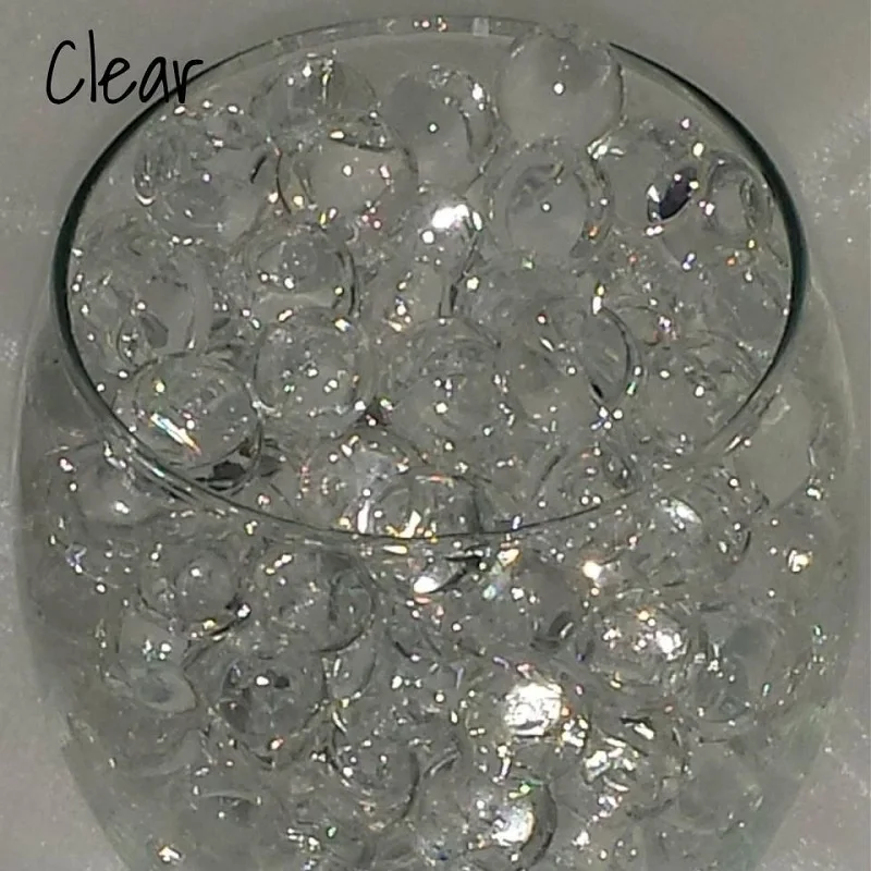 

5000 Water Aqua Soil Crystals Bio Gel Ball Beads Wedding Vase Filler Centrepiece growing-water-balls