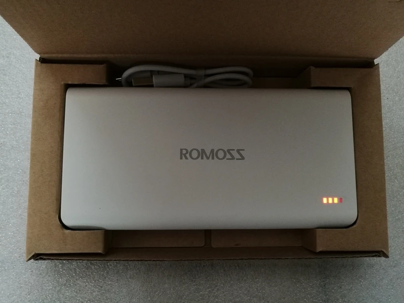 Romoss 20000 mah power Bank 20000 mah Sense 6 18650 power bank 2.1A быстрое зарядное устройство для Xiaomi samsung huawei iPhone Универсальное