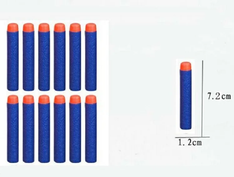 500 шт Пена заправка пуль Дартс для элиты рэмпадж ответный комплект бластеров детская Патронная лента электрическое игрушечное ружье мягкие пули