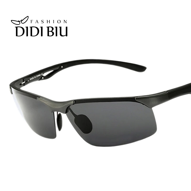 

Polarized Military Aluminum Men Sunglasses Premium Driver Cool Driving Sun Glasses Lady Rimless Adjustable Goggle Eyewear HN1040