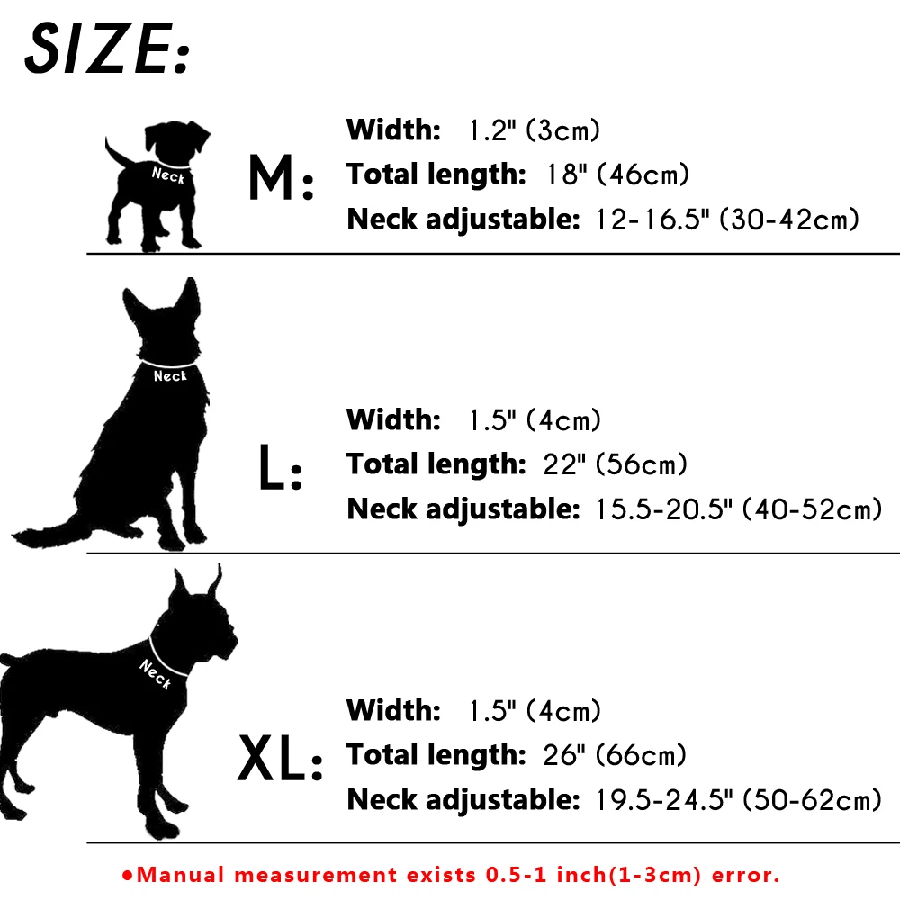 Прочный большой ошейник мягкий Средний ошейник для собак Pitbull Ротвейлер бульдог Лабрадор см 3/4 см Ширина