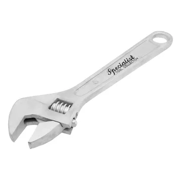 

UXCELL Newest 1 Pcs 6" Long 150mm 0-10mm Jaw Metal Adjustable Wrench Spanner Tool