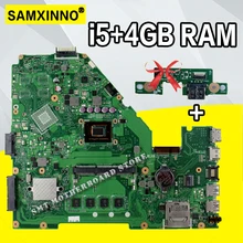 USB плата+ X550CC REV 2,0 i5-CPU 4 Гб RAm GM Материнская плата для Asus материнская плата A550C R510C X550CC Y581C X552C X550CA материнская плата