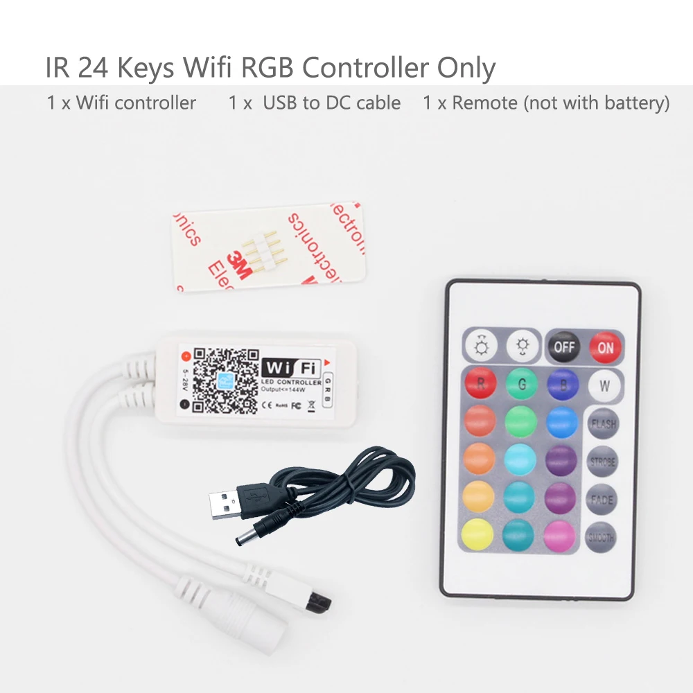 IR 24 Key Wifi LED Controller
