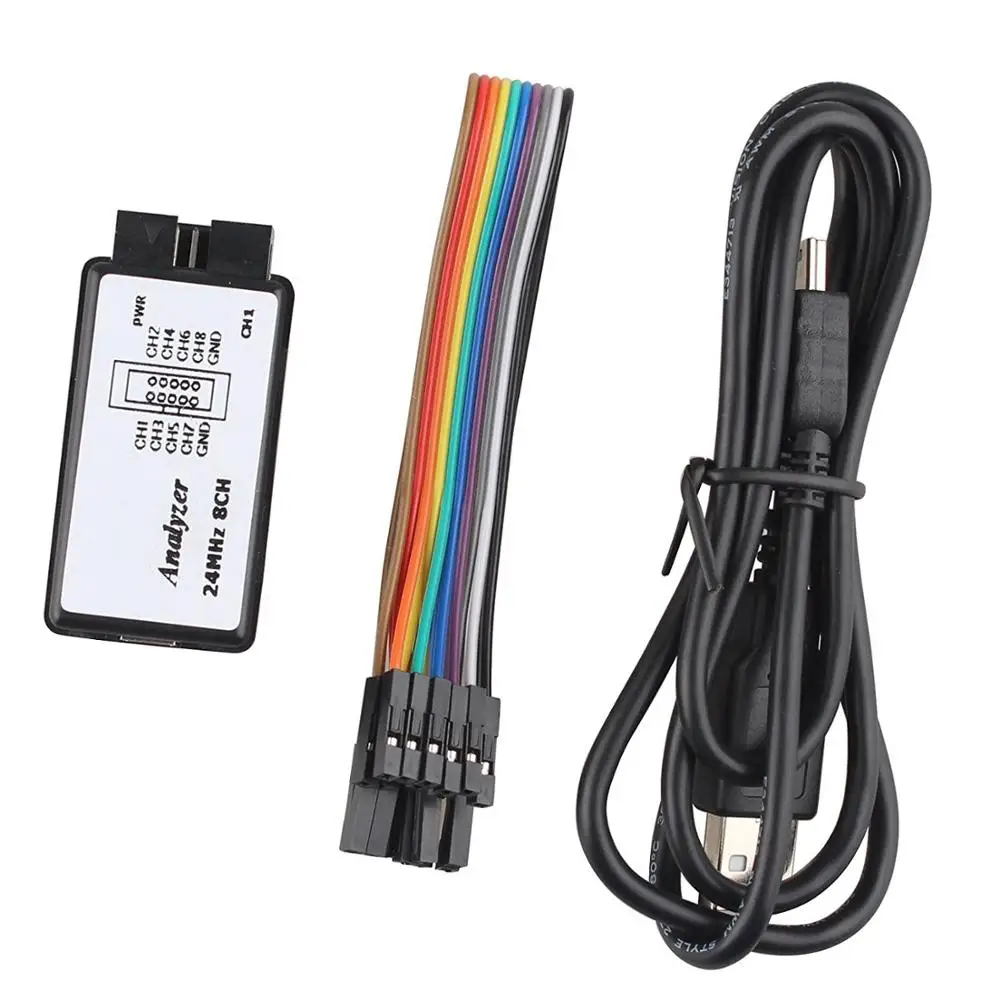 

NEW USB Logic Analyzer MCU ARM FPGA 24M Sampling 8 Channels SUNLEPHANT