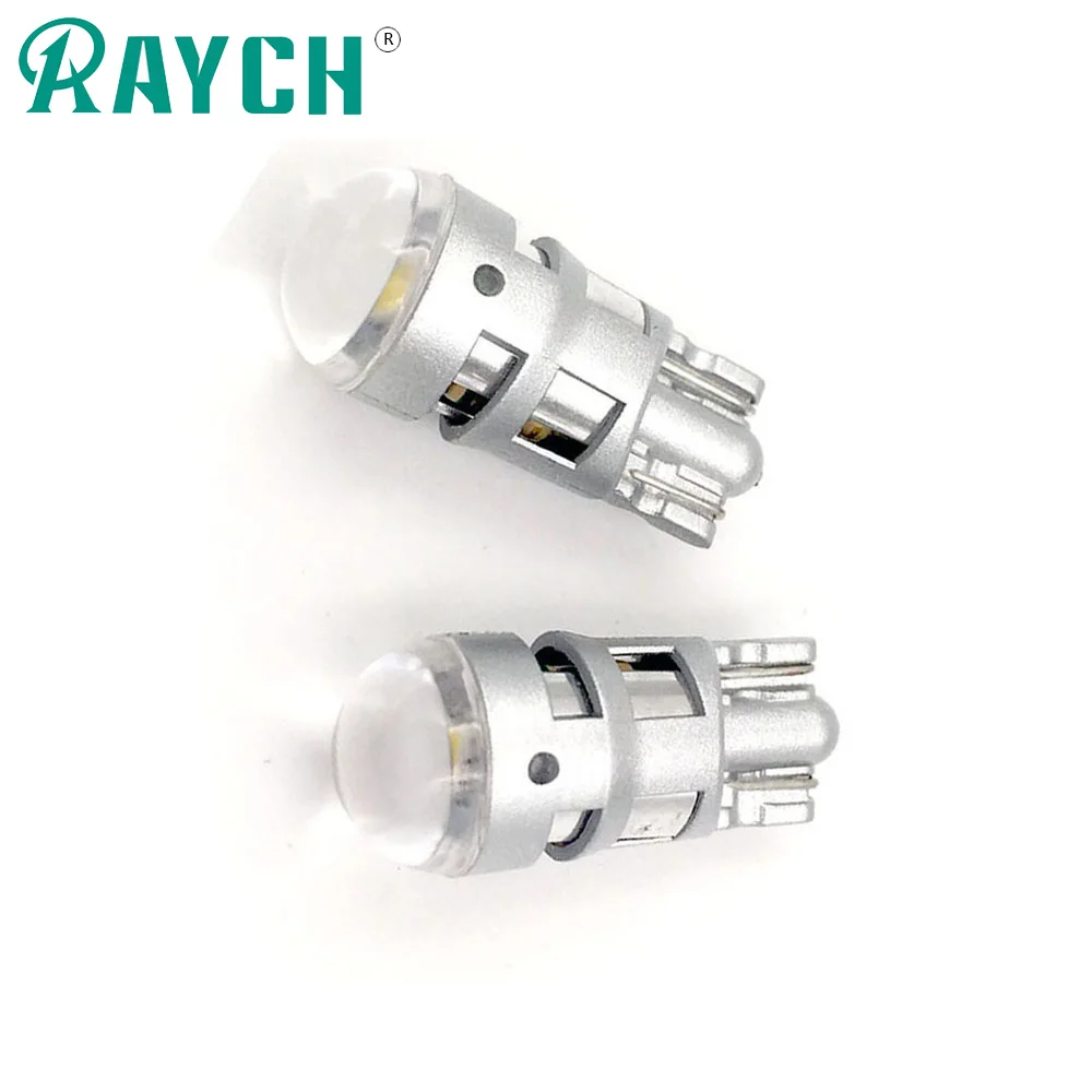 10 pcs T10 LED car light 1 SMD 3030 marker lamp w5w 194 501 bulb wedge parking dome turning bulbs auto styling DC 12v | Автомобили и