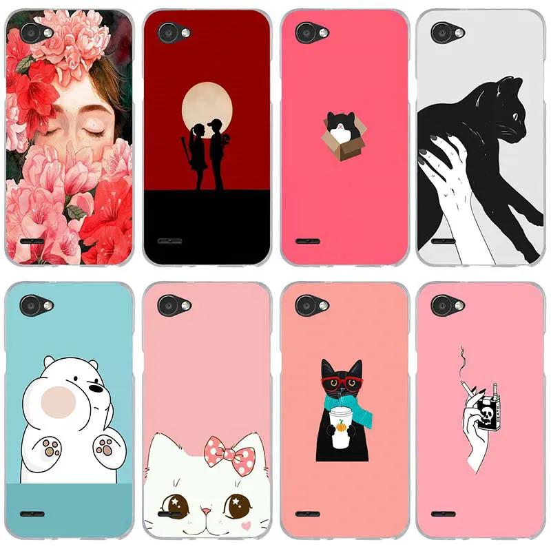 Red Cute Bear Flower Fairy Cat Soft Silicone Phone Cases for LG V10 V20 V30 G2 G3 Mini G4 G5 G6 K4 K7 K8 K10 2017 Nexus 5 5X | Мобильные