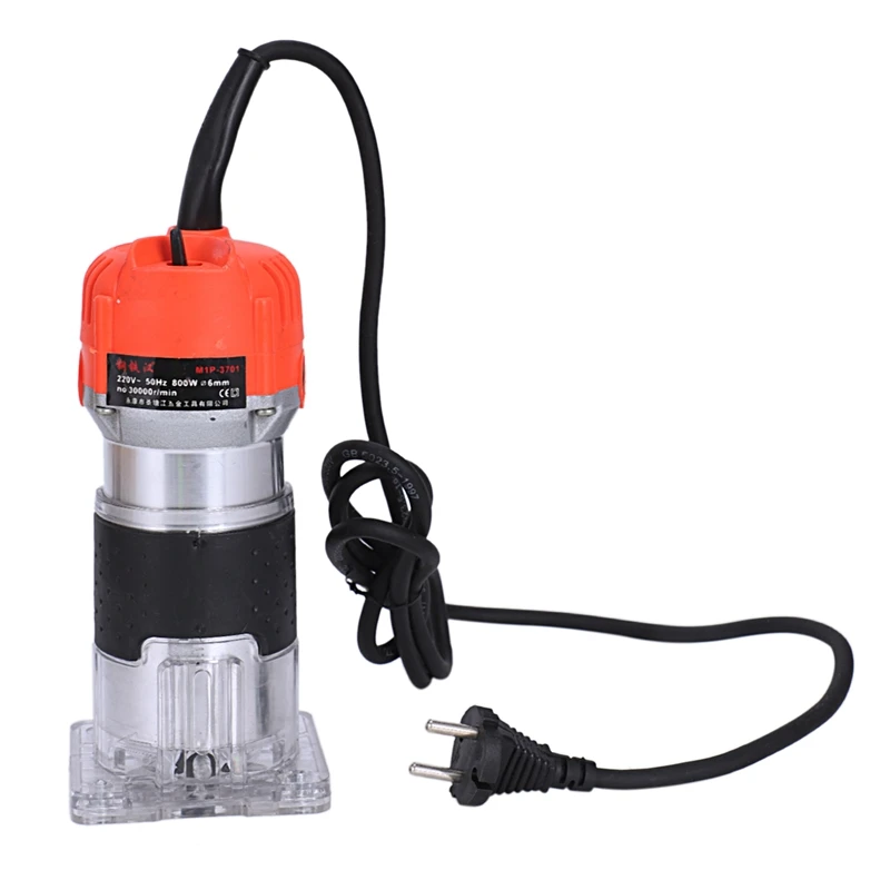

New 620W 220V Wood Trim Router 6.35mm Collection Diameter Electric Manual Trimmer Woodworking Laminated Palm Router Woodworkin