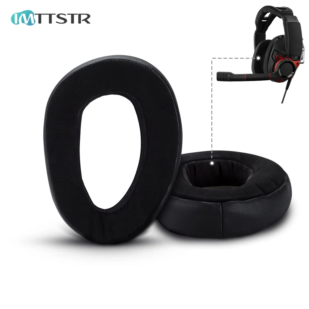 IMTTSTR GSP600 GSP670 GSP500 Replace Ear Pad Cushion Cups Cover Earpads for Sennhaiser GSP 600 GSP 670 GSP 500 Gaming Headset