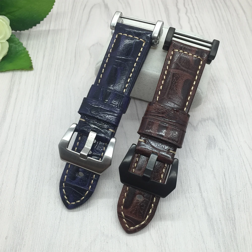 Ремешок для смарт часов из натуральной кожи 24 мм|watch time|watch band pin removal toolwatch review |