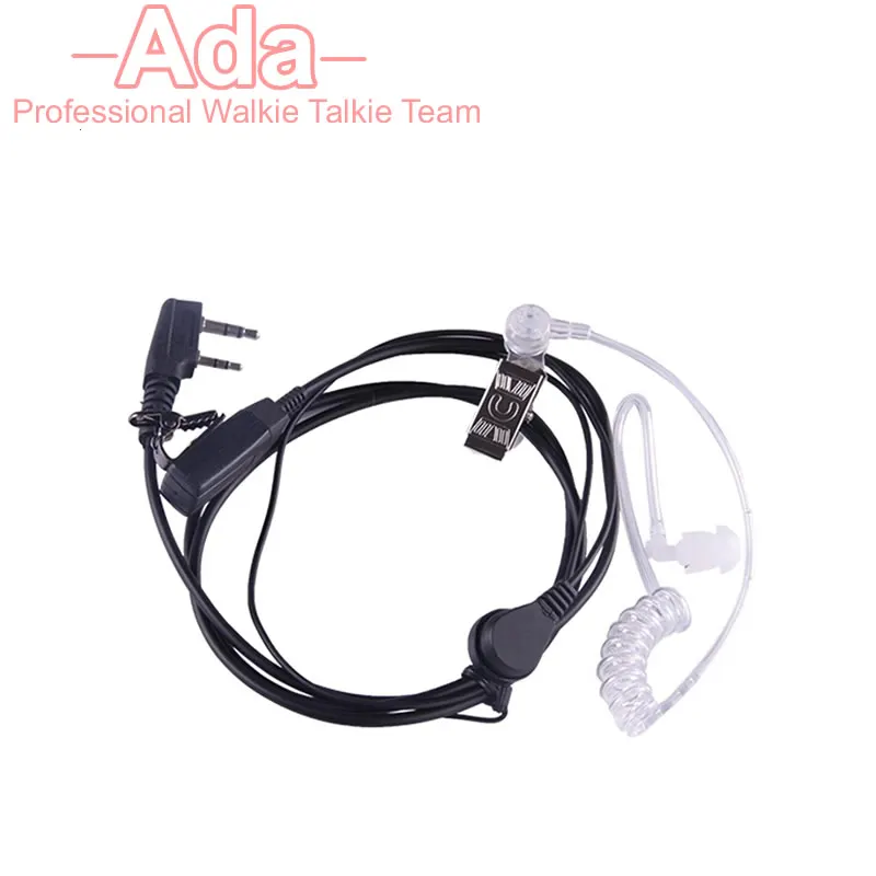 

Air Acoustic Tube 2 Pin PPT Earpiece for Radio Walkie Talkie Headset Throat Mic Microphone for Baofeng Accessories uv-5r