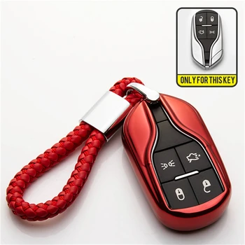 

TPU Car Key Cover Case For Maserati Levante Ghibli Quattroporte Granturismo Spoiler GT President GC Buckle GranCabrio Coupe 2014