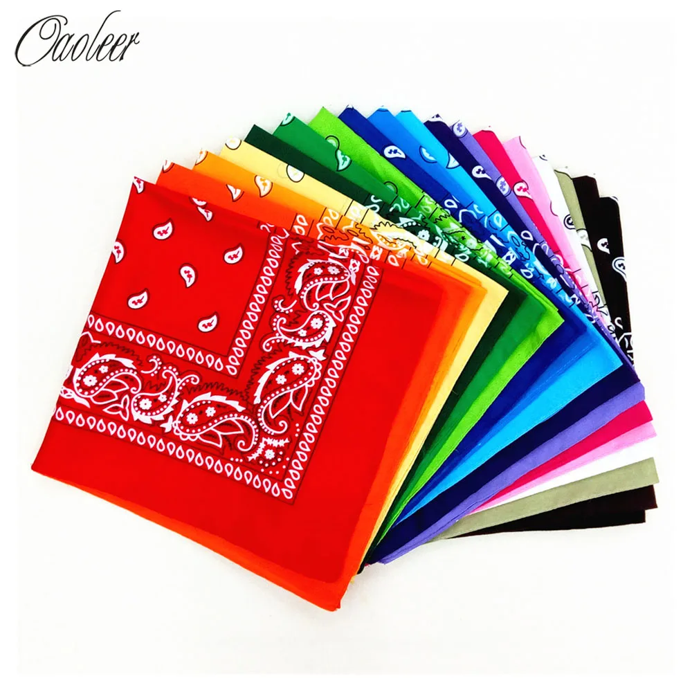 Fashion Women Hair Accessories Linen Bandana Scarf Square Female Bandanas Headwear Rock Cool Baby Girls Multi Style Headbands