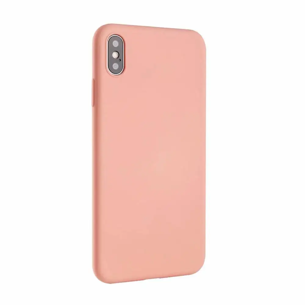 Роскошный ТПУ цветной чехол для телефона для iPhone 11 Pro 8 Plus 7 6 6S X XS Max XR противоударный матовый Мягкий силиконовый чехол-накладка - Цвет: Pink