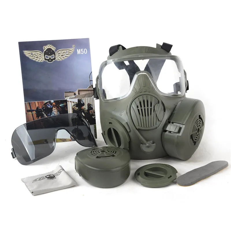 DC15 M50 страйкбольная газовая маска с вентилятором CS Wargame Пейнтбольная Мягкая