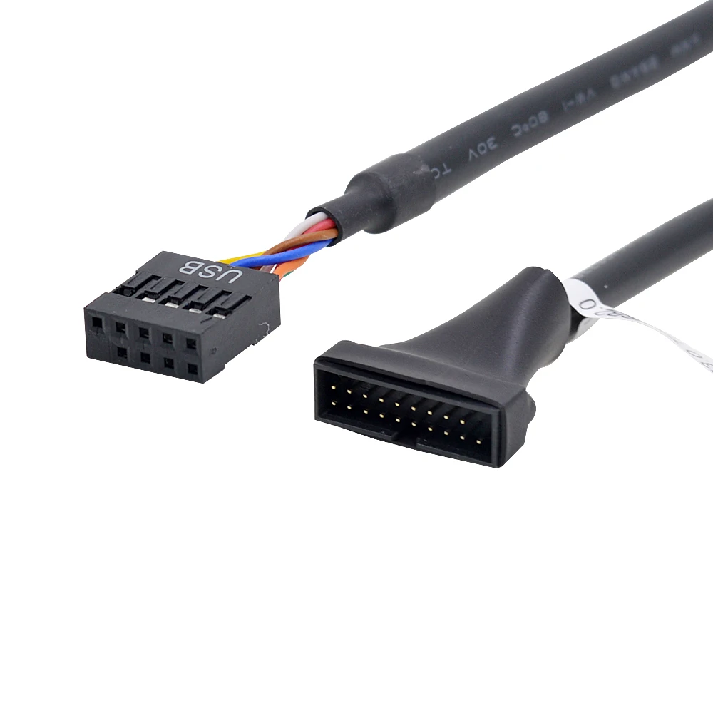 5 шт. 20 контактный 19 USB 3 0 мама на 9 2 папа кабель адаптер для материнской платы шнур