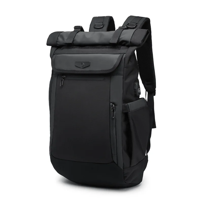 

OZUKO New Men Backpack Big Waterproof Multifunction USB Charging Designer Laptop Backpacks For Teenager Fashion Schoolbag Travel