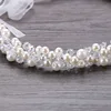 New Crystal Beads Ribbon Bridal Hairbands Women Pearl Headbands Rhinestone Beaded Head Piece Wedding Head Chain Hair Jewelry ► Photo 3/5