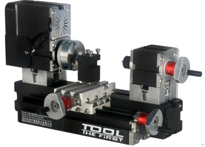 

High Power Mini Metal Lathe Soft Metalworking Woodworking DIY Model Making 60W
