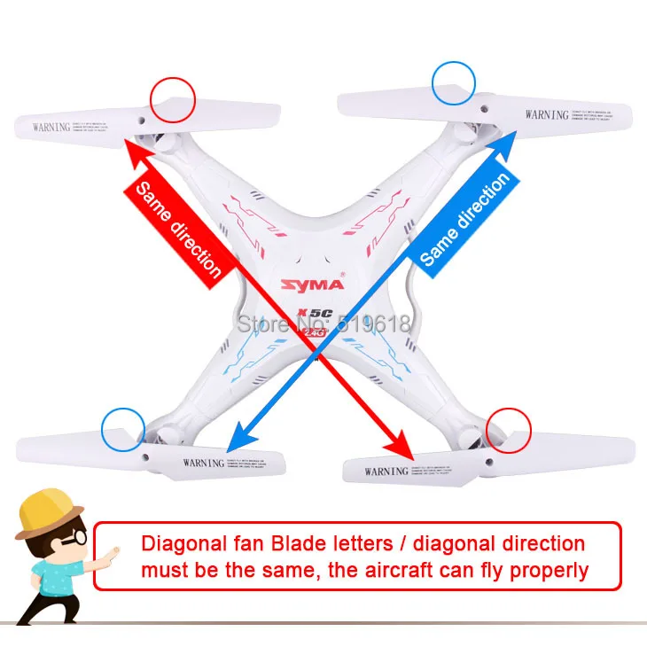 Мероприятия подарок 3 комплекта лезвий SYMA X5C вертолет с ДУ дроны 6 Axis GYRO RC Quadcopter с 2MP HD Камера или X5 без Камера