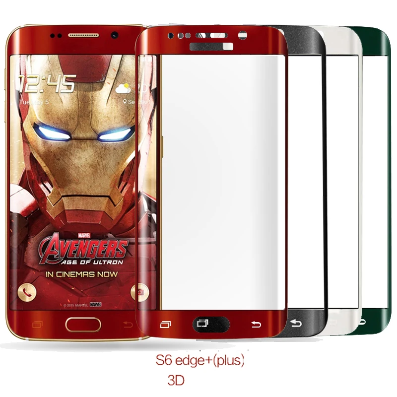 

Original 6Colors 9H Mirror Screen Protector For Samsung Galaxy S6 Edge S8 Plus 3D Curved Full Cover Tempered Glass