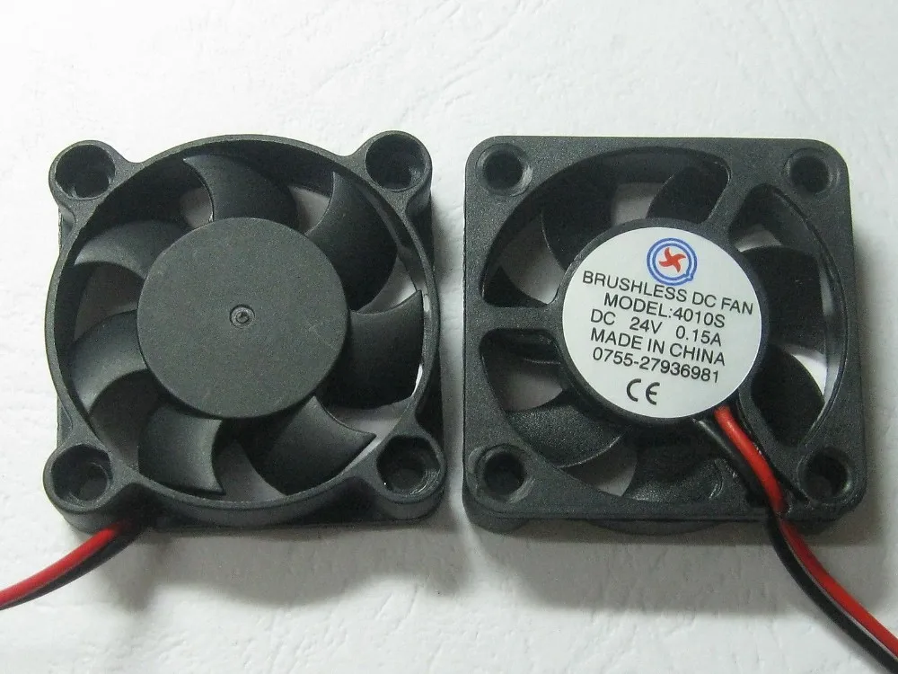 1 шт. Бесщеточный вентилятор охлаждения постоянного тока 7 лопастей 4010 S 24 V 40x40x10 мм