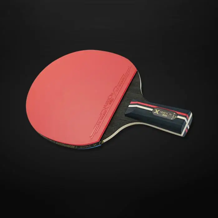 Новый Настольный теннис ракетка PingPong Paddle длинная короткая ручка прочная сумка 3 мяча XD88