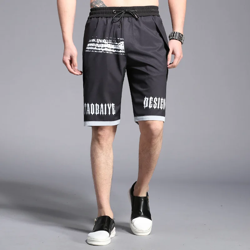 Новые модные дизайнерские шорты в европейском и американском стиле с забавным принтом, мужские шорты для скейтборда в стиле хип-хоп Kanye West