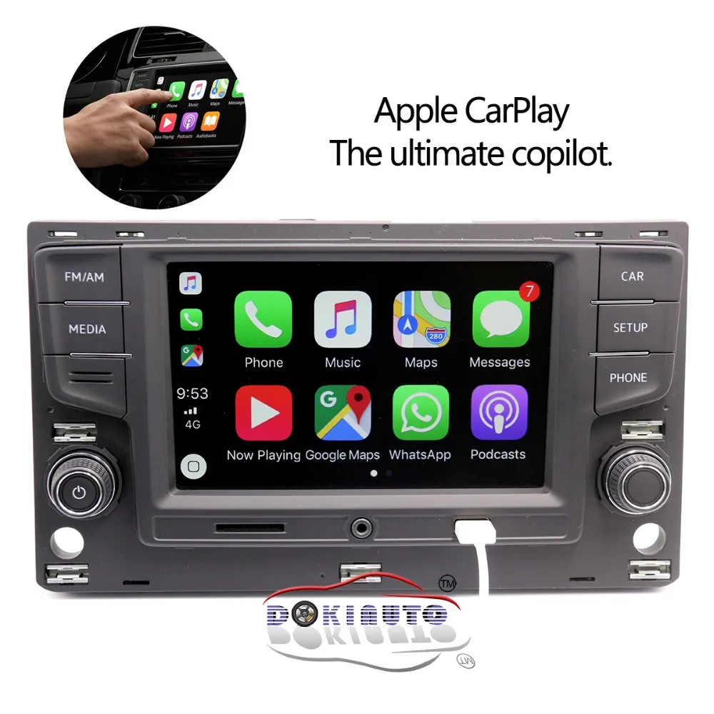 DOKIAUTO для VW Golf 7 MK7 VII Passat B8 MQB Tiguan Carplay 6," MIB радиоприемник 5GD035280B 5GD 035 280 B