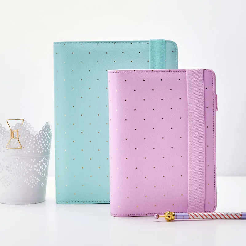 Блокнот Dokibook Mint A5 A6 спиральный планер времени милый креативный чехол на молнии