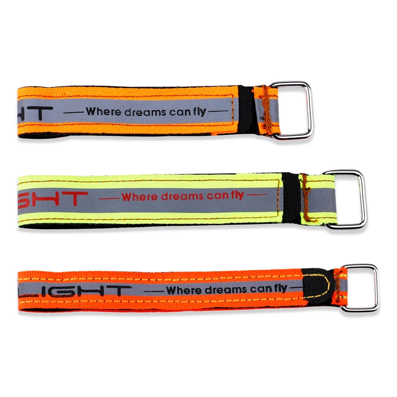 

4PCs 15*250 20*200 20*250mm iFlight Battery Tie Lipo Guard Fixing Belt Lanyard Fixator Sling Strap Rope w/ Metal Buckle For FPV