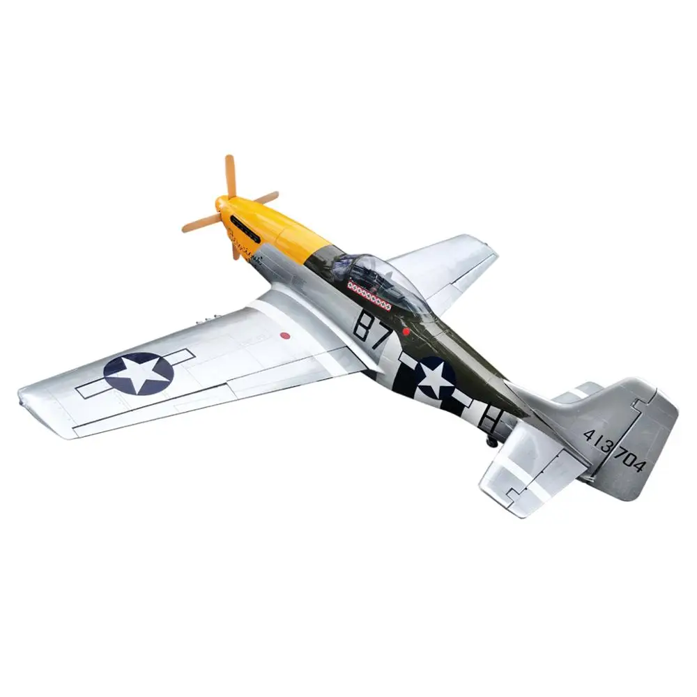 P-51 Mustang 20cc 6" /1730 мм пробкового дерева самолет с газовым двигателем модель масштабный самолет с спиннером из углеродного волокна