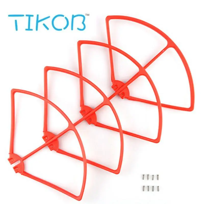 4pcs Red Propellers Frame For Syma X8c X8w X8g X8hg X8hw X8hc Rc Drones Spare Parts Rc Quadcopter Blade Protector Parts for syma x8c x8w rc quadcopter spare part blade propeller protection frame protector bumper 4pcs free shipping
