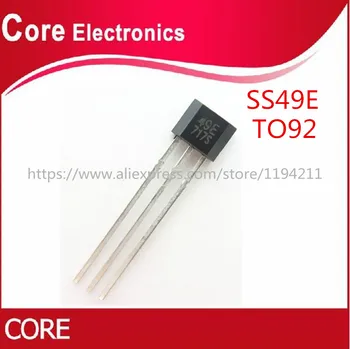 

100pcs 49E Hall element OH49E SS49E Hall sensor Hall Effect Sensor