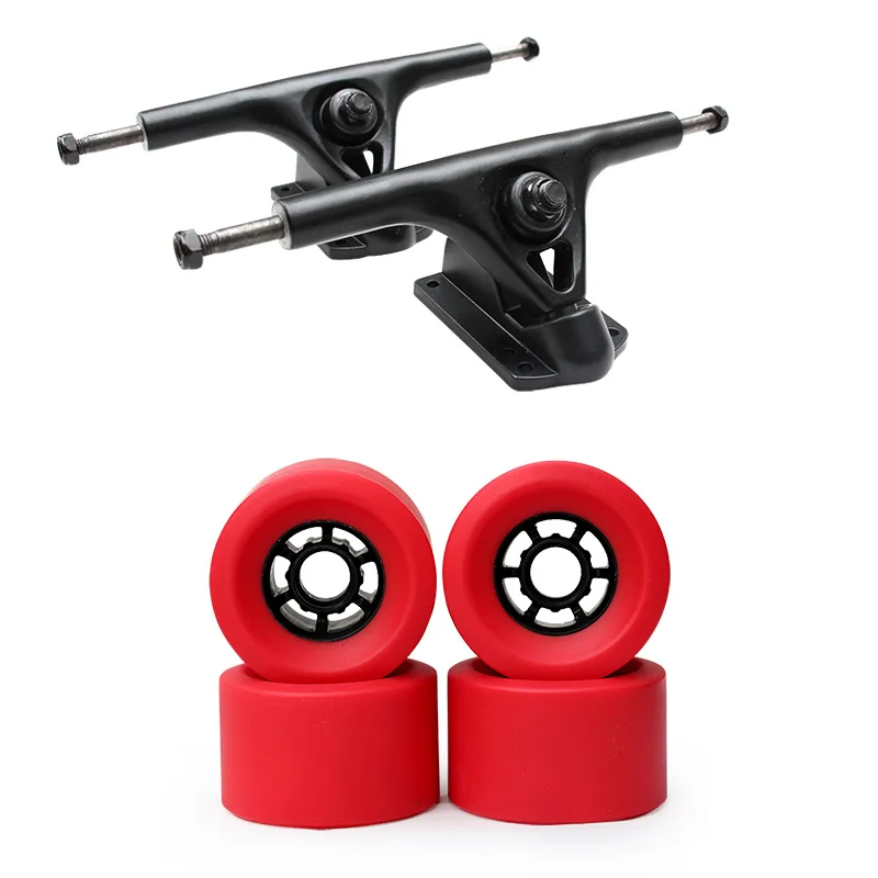 Buy 83mm Big Soft Wheels With Truck Set 7.25