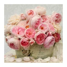 Полный квадратный алмаз 5D DIY алмазная живопись на заказ розовая Роза цветочная 3D вышивка крестиком Мозаика Декор подарок VIP WZ