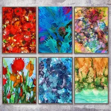 Color Abstract Flower Sea Posters And Print Wall Art Canvas Painting Wall Pictures For Living Room Modern Home Decor Color Abstract Flower Sea Posters And Print Wall Art Canvas Painting Wall Pictures For Living Room Modern Home Decor