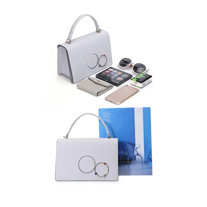 New fashion zipper buckle box shape Calfskin luxury handbags women bags designer simple diamond single shoulder Messenger bag