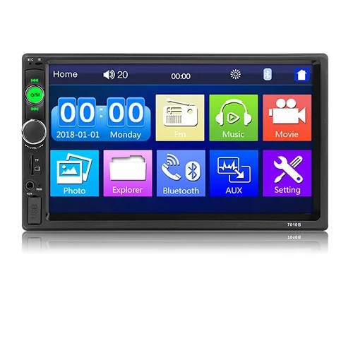 Car MP5 Player Автомобильный аудио плеер Bluetooth Стерео FM радио автомобиля MP5 SD AUX USB 5 V Зарядное устройство Авто электроника для автомобиля сабвуфер 2 DIN Авторадио - Цвет: Car MP5 Player