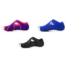 Для женщин ярких цветов с воздушной Йога носки для девушек, для девочек противоскользящие для занятий спортом, пилатеса йоги нескользящие высокая эластичность мягкость обувь носок